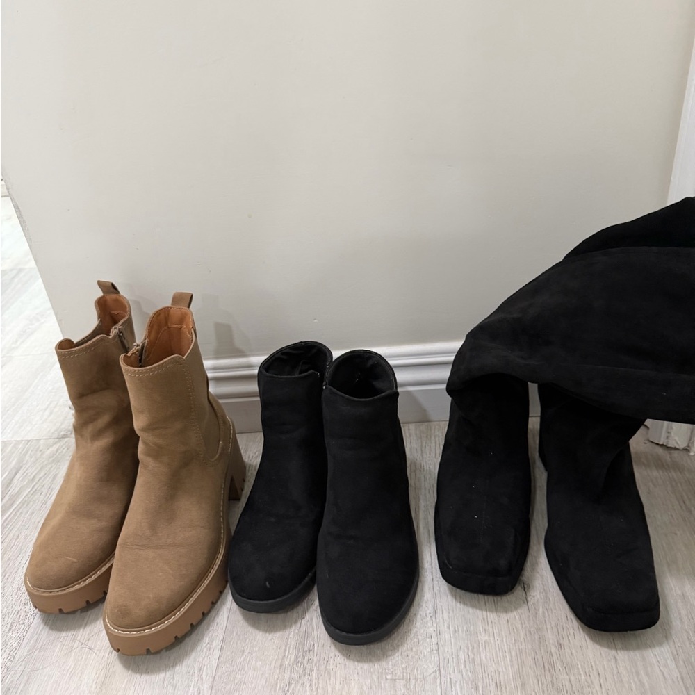 Target Women's Ankle Boots - Tan and Black